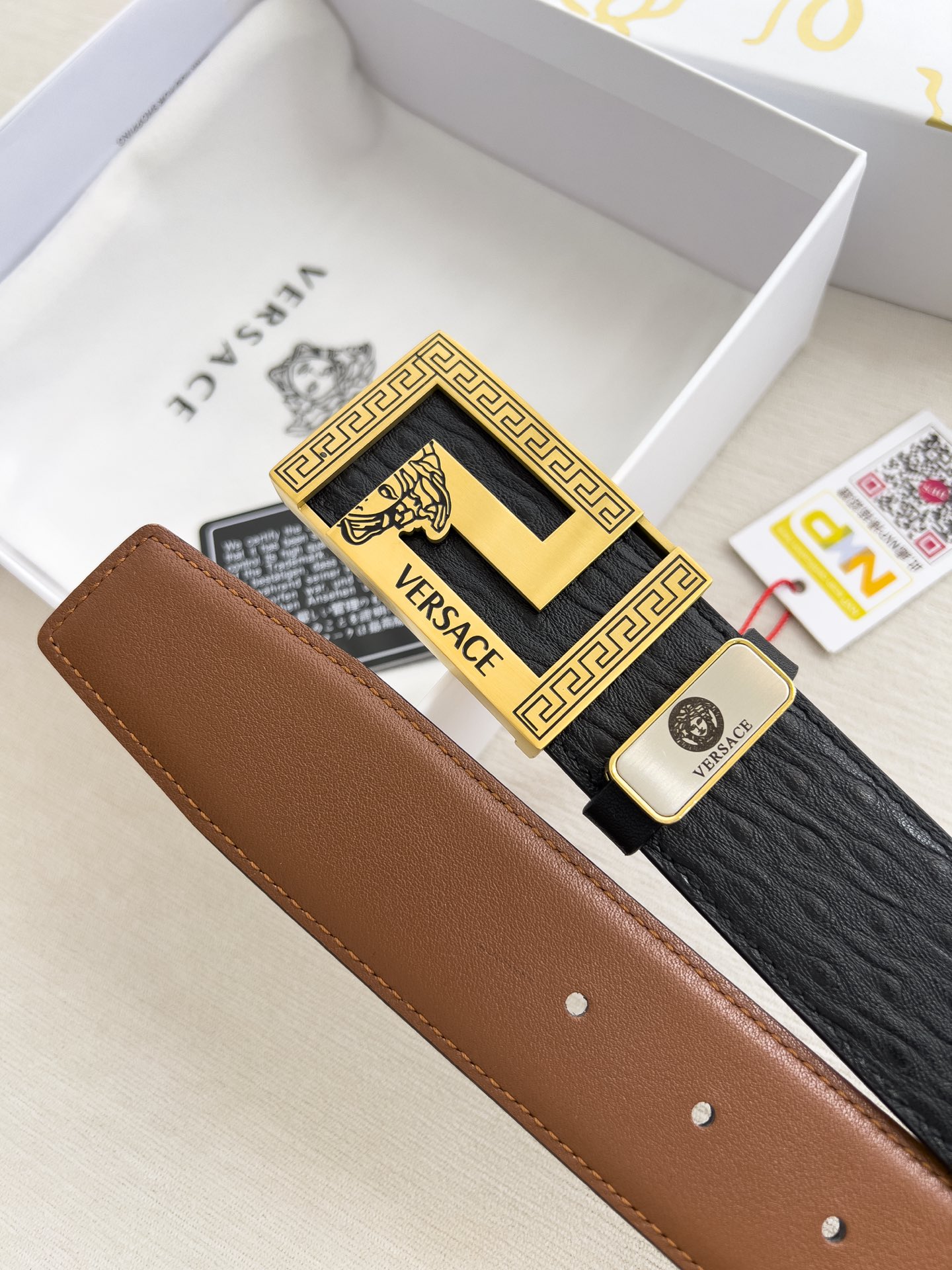 Versace Leather Belts 1:1 Mirror Version