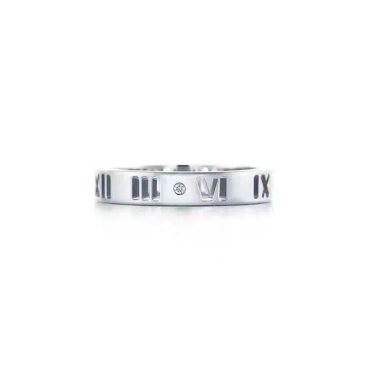 Tiffany Atlas Narrow 925 Silver Ring Lady Hollow-Out Replica 2021 GRP08615