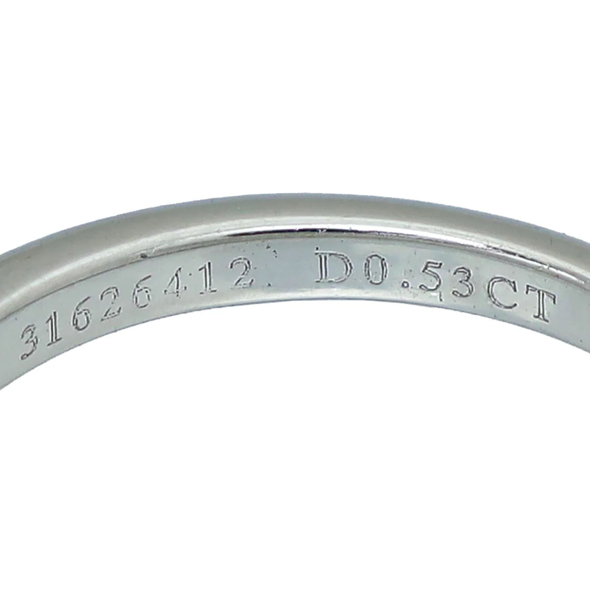 Tiffany & Co Platinum Princess Cut Diamond Engagement Ring 49