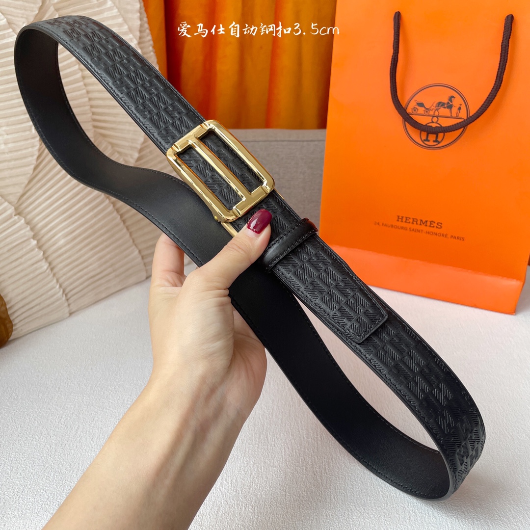 Hermes Leather Belts 1:1 Mirror Version