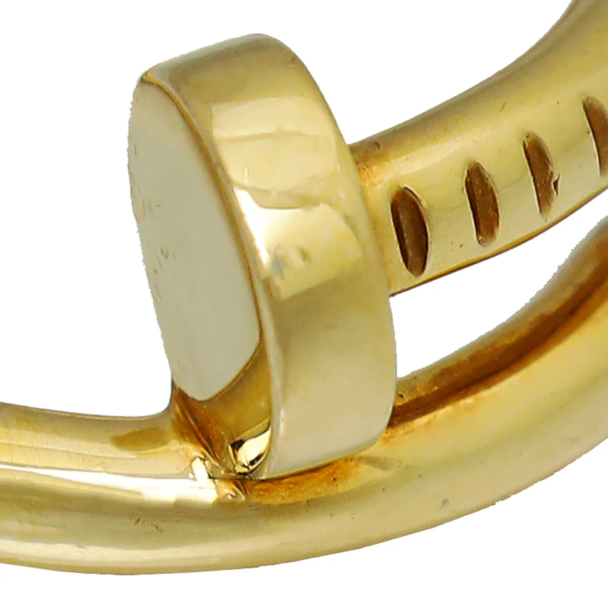 Cartier 18K Yellow Gold Juste Un Clou Ring 50
