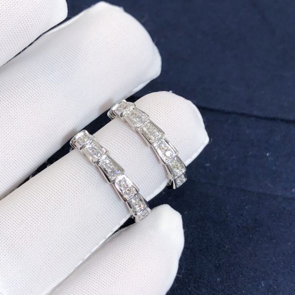 Bvlgari SERPENTI RING Dupe, White Gold