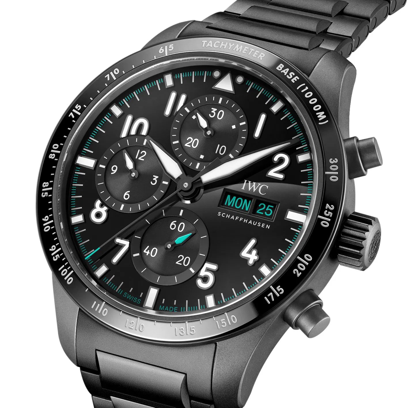 Schaffhausen Pilots watch performance chronograph 41 mercedes amg petronas formula one team iw388307