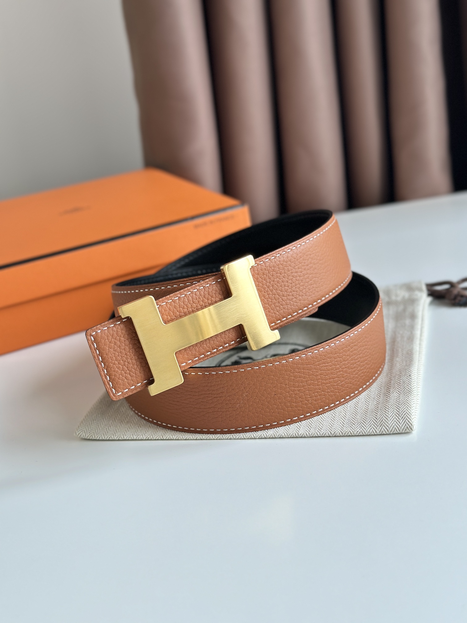 Hermes Leather Belts 1:1 Mirror Version