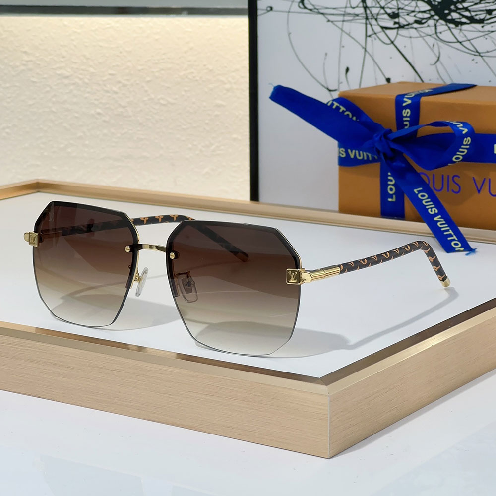 Louis Vuitton LV Clockwise Canvas sunglasses Top quality （Replica）