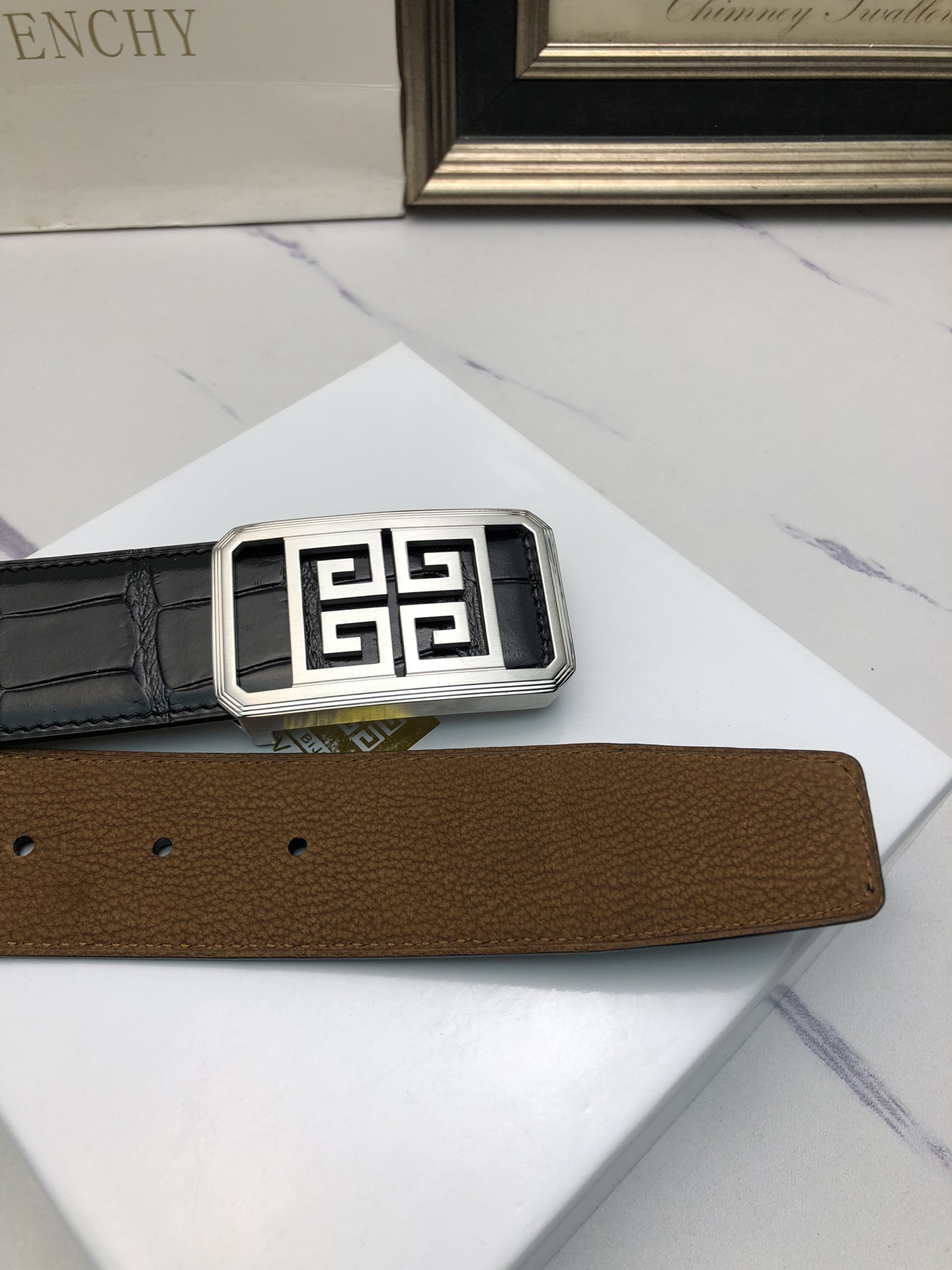 Givenchy Leather Belts 1:1 Mirror Version