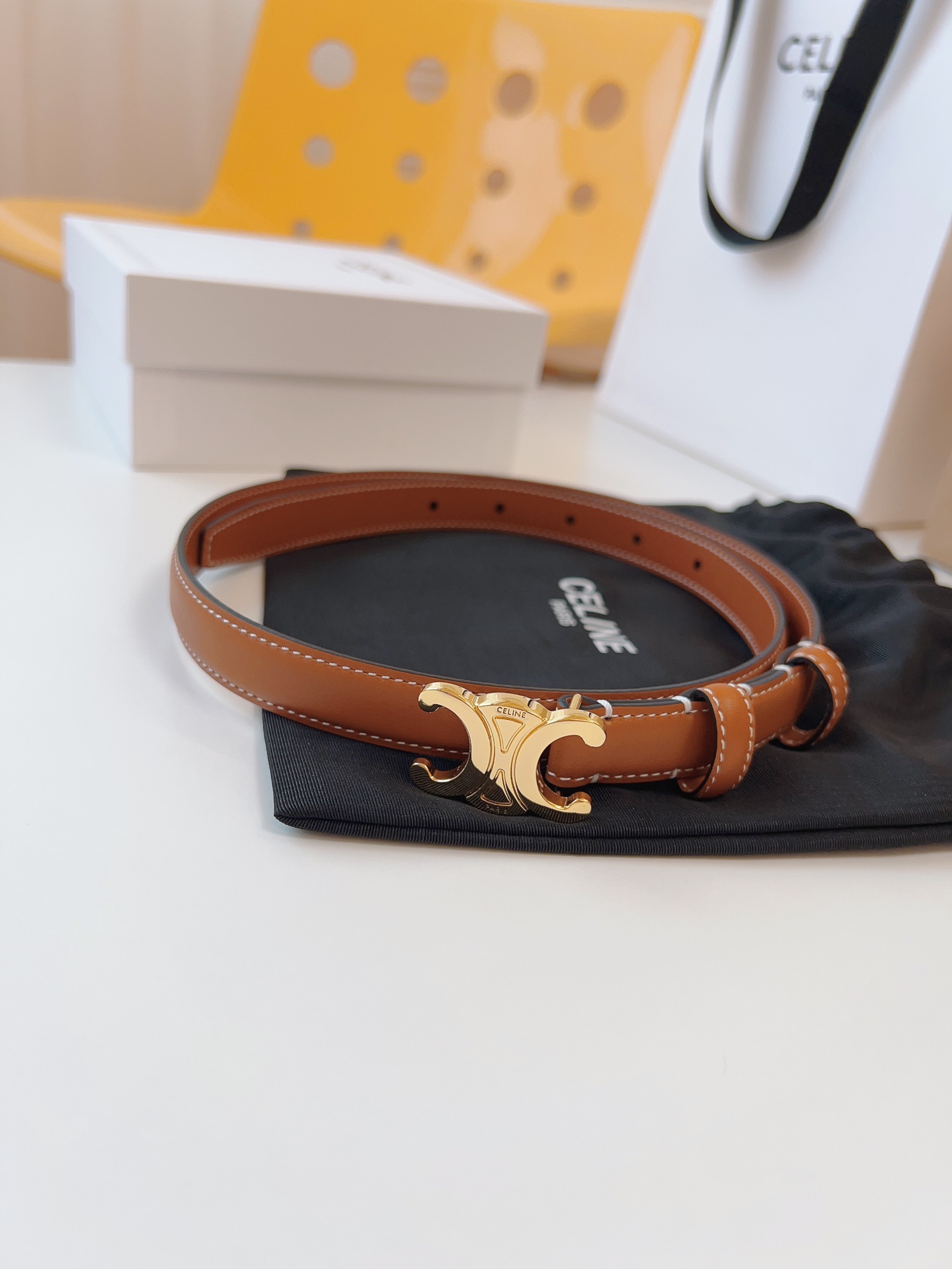 Celine Leather Belts 1:1 Mirror Version