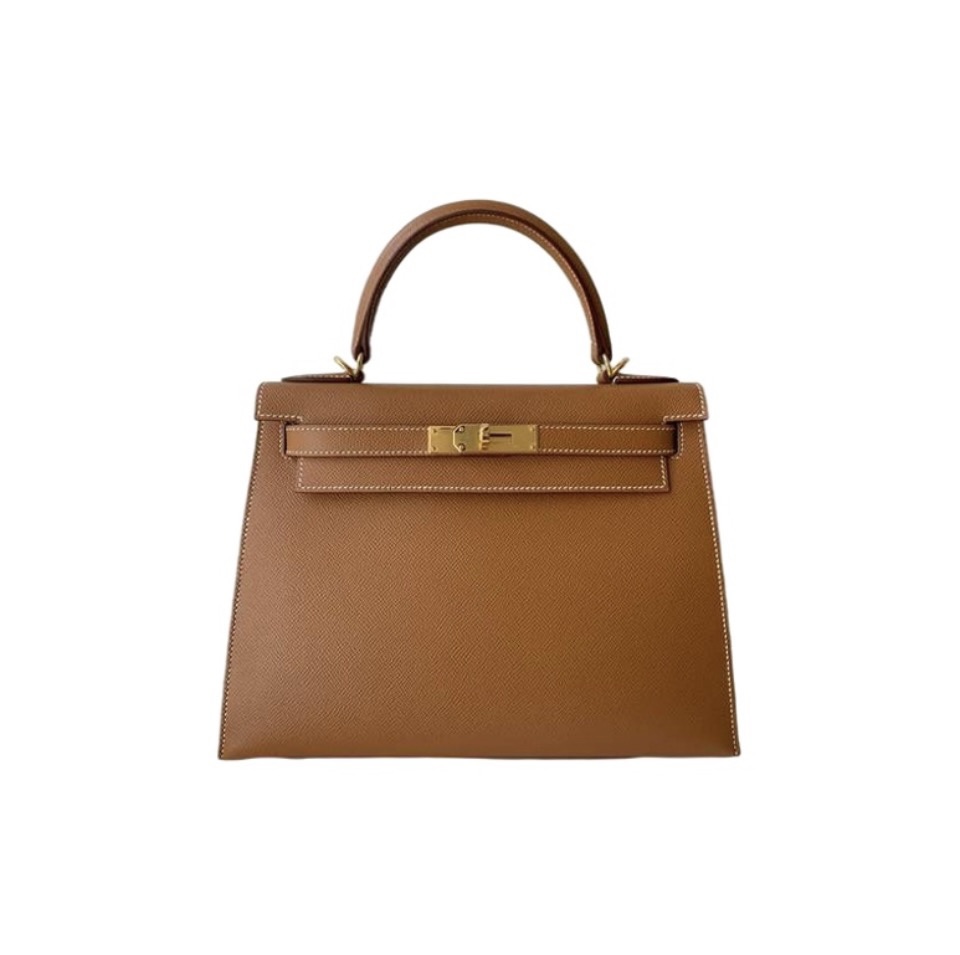 Hermes Kelly Gold Buckle Bag-Epsom Shoulder Bag Handbag(Replica)