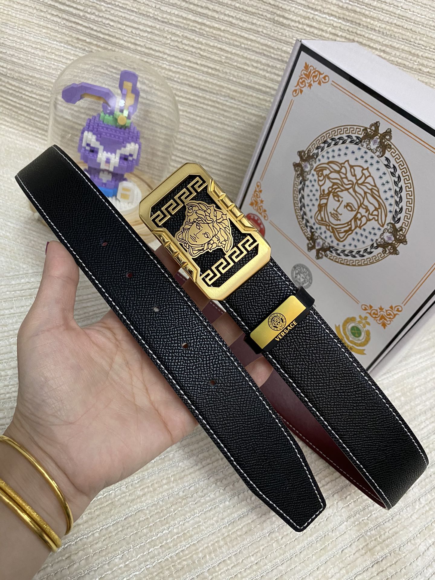 Versace Leather Belts 1:1 Mirror Version