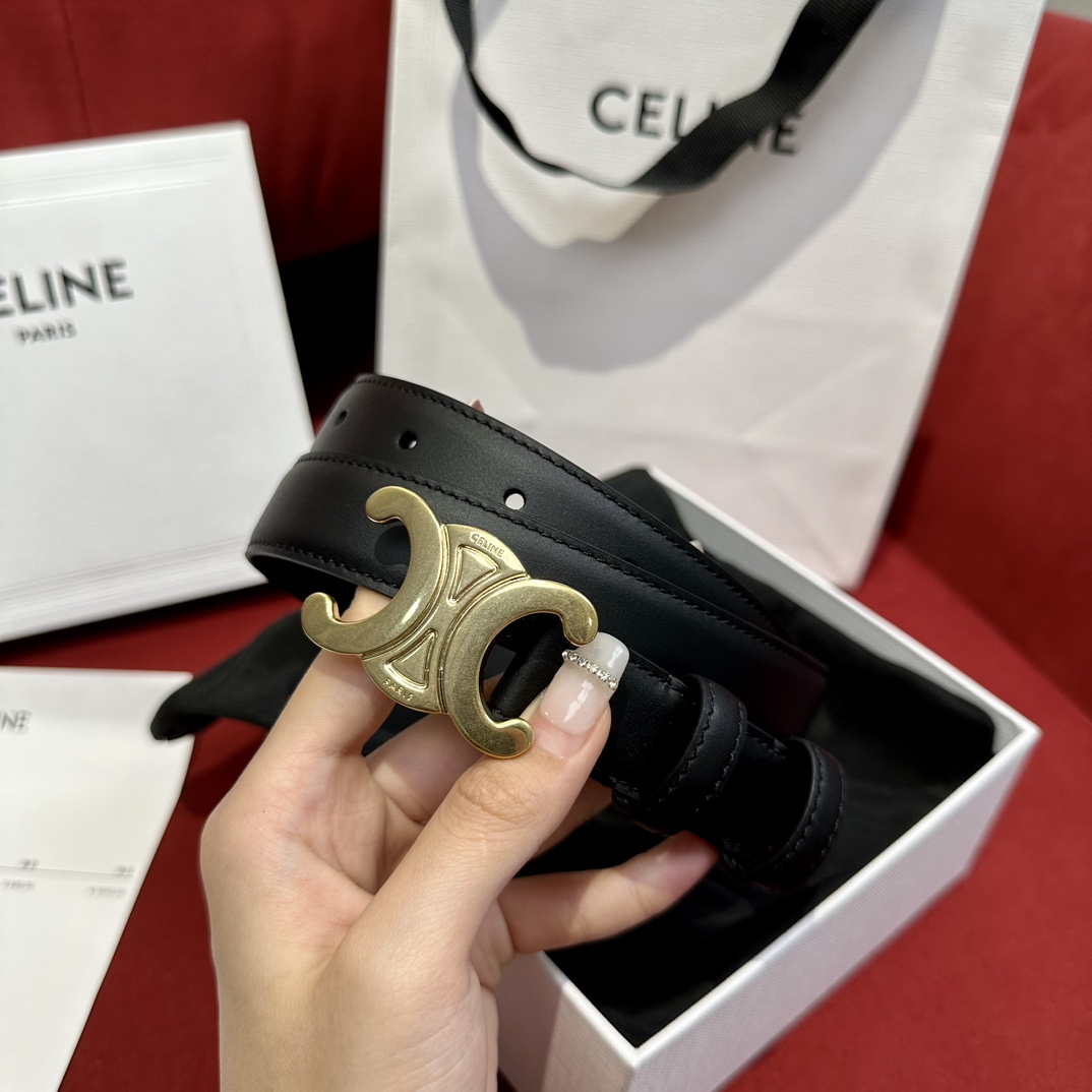 Celine Leather Belts 1:1 Mirror Version