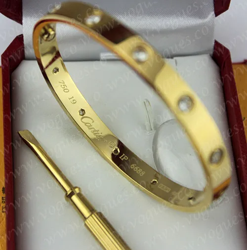 New Arrival Cartier Love Bracelet Yellow Gold 10 Diamonds B6036217