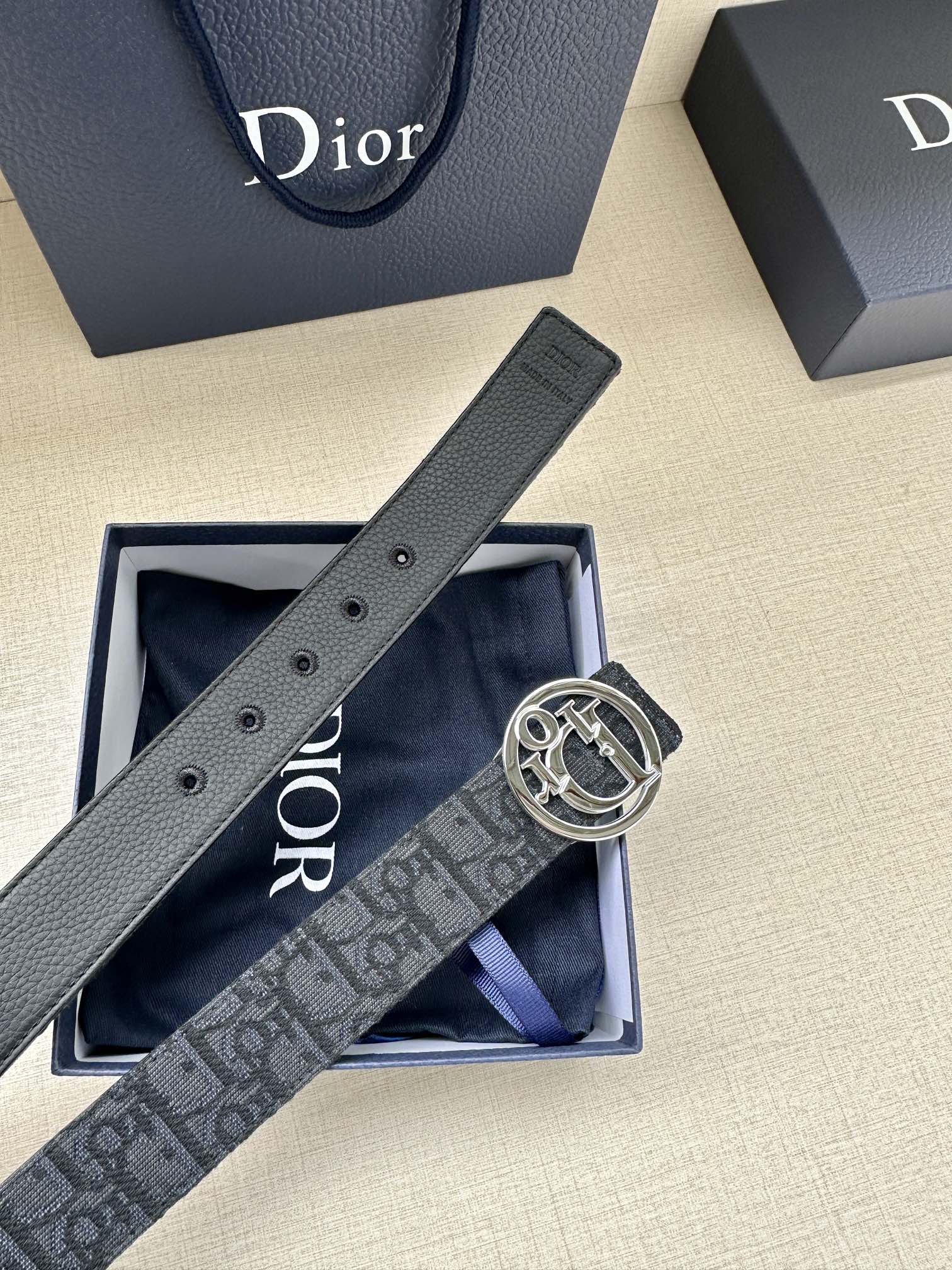 Dior Leather Belts 1:1 Mirror Version