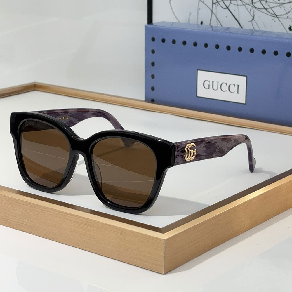 Gucci  Mirror leg Double G Mark   sunglasses Top quality （Replica）