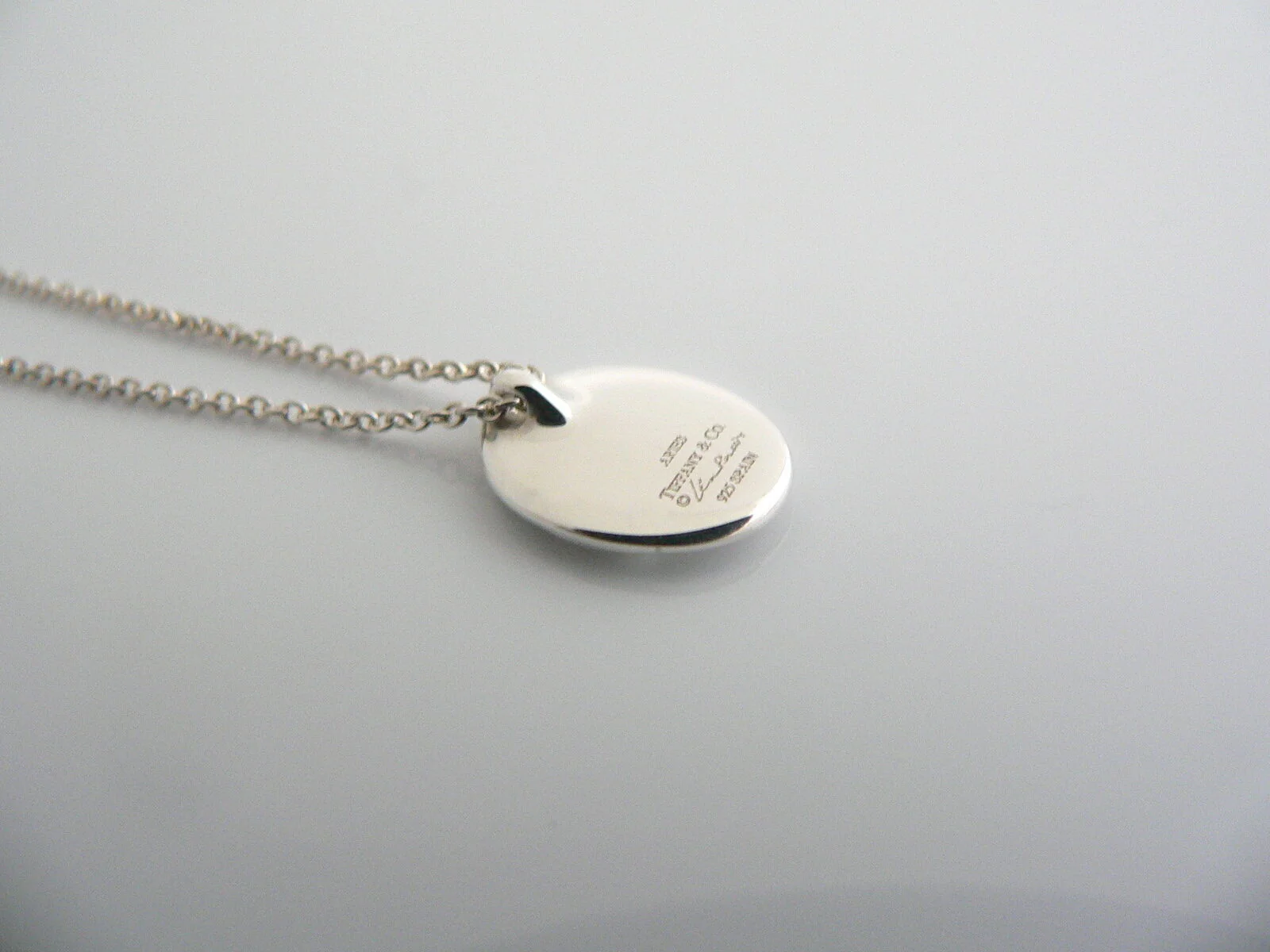 Tiffany & Co Silver Peretti Aries Zodiac Necklace Pendant Charm Chain Gift Love