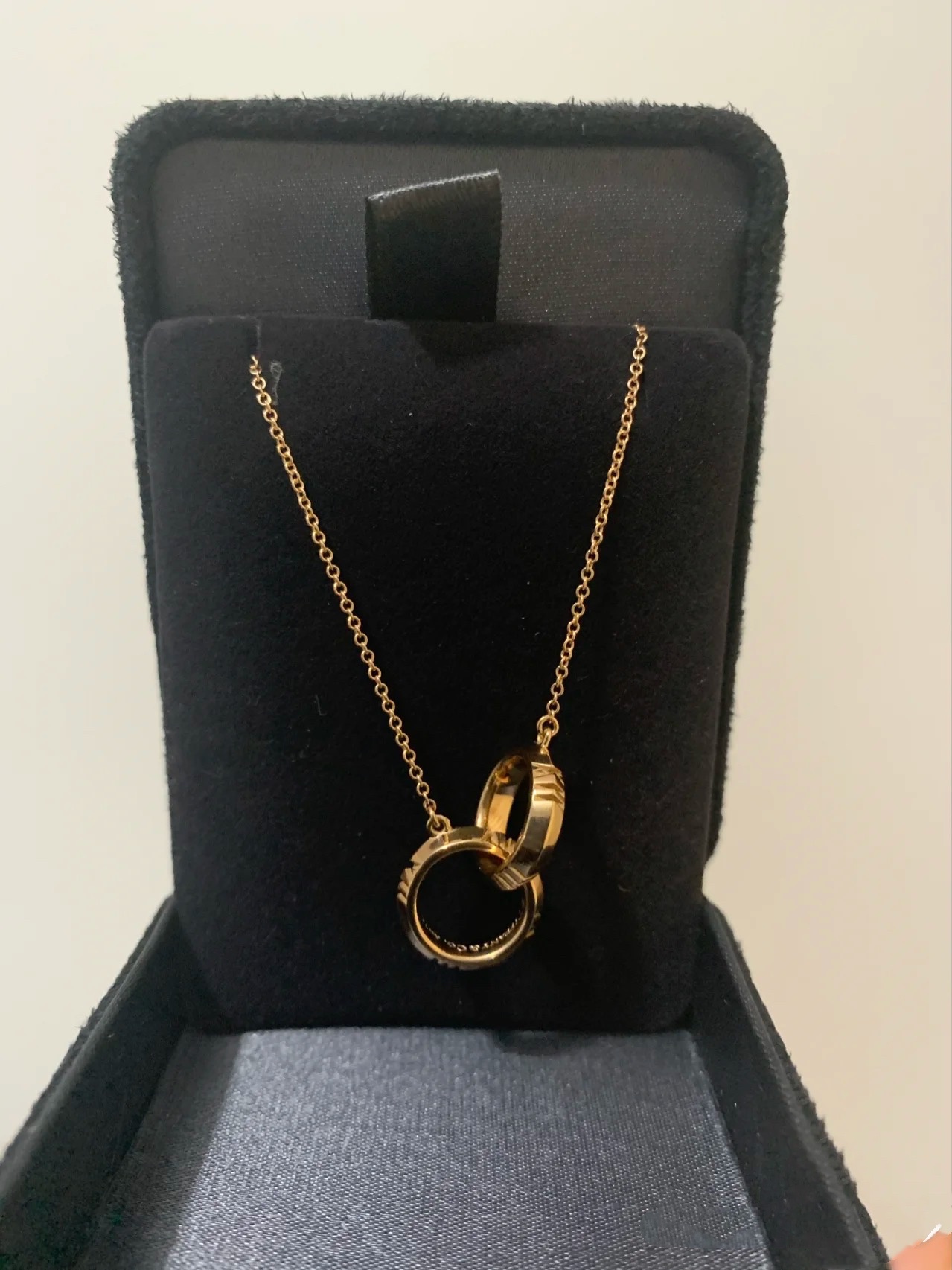 Tiffany Double Ring Necklace