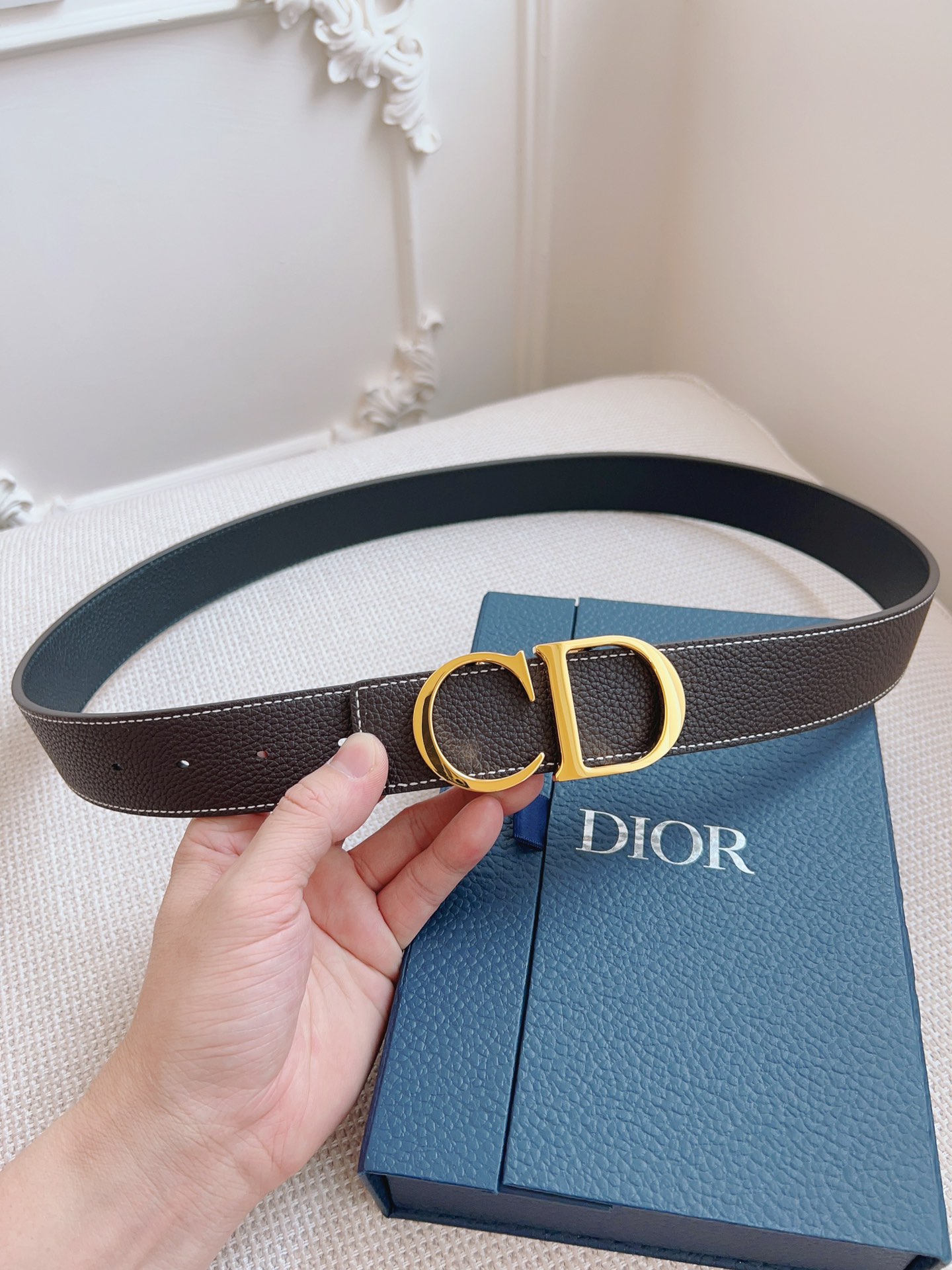 Dior Leather Belts 1:1 Mirror Version
