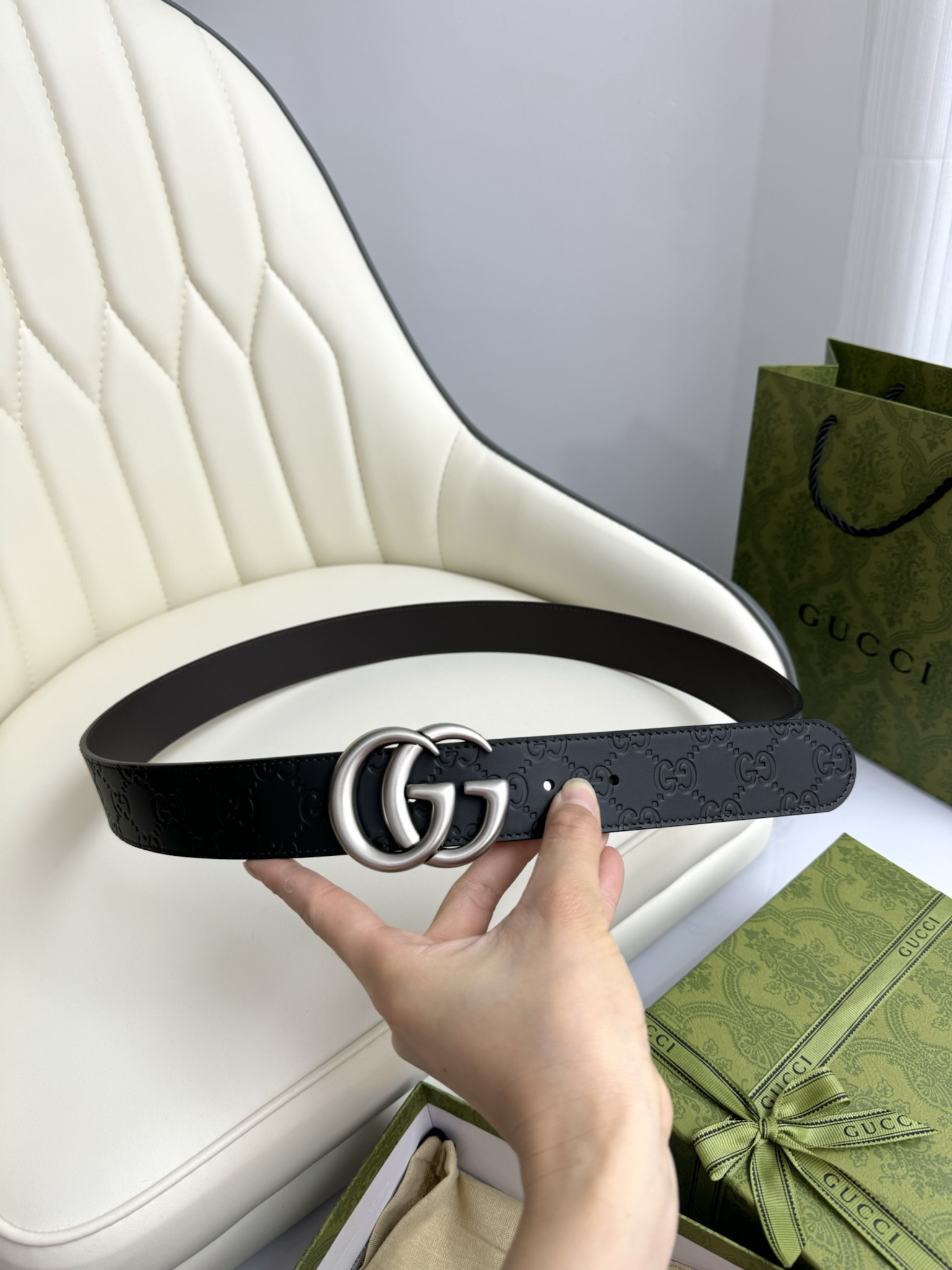 Gucci Leather Belts 1:1 Mirror Version