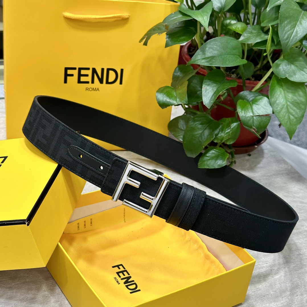 Fendi Leather Belts 1:1 Mirror Version
