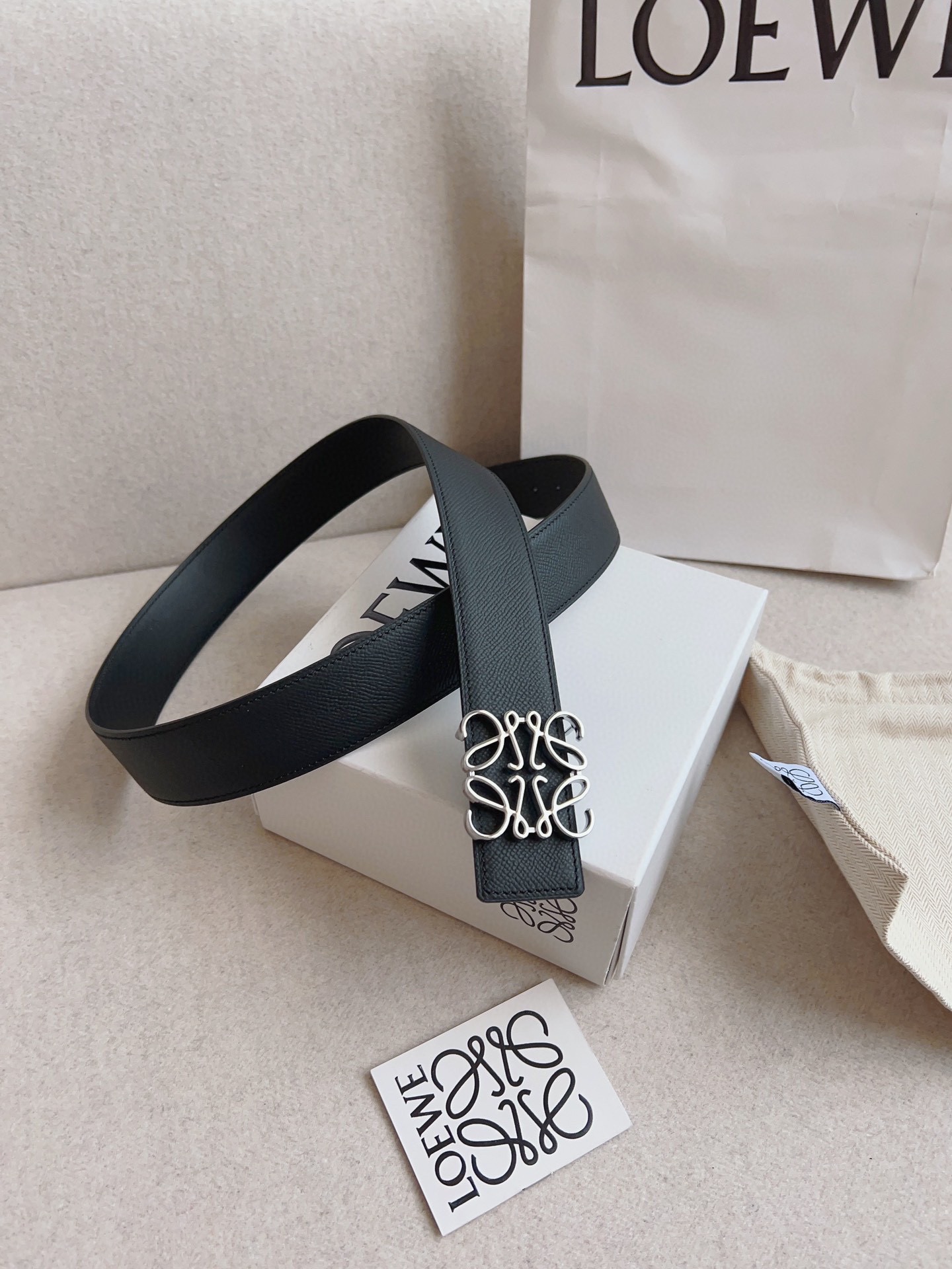 Loewe Leather Belts 1:1 Mirror Version