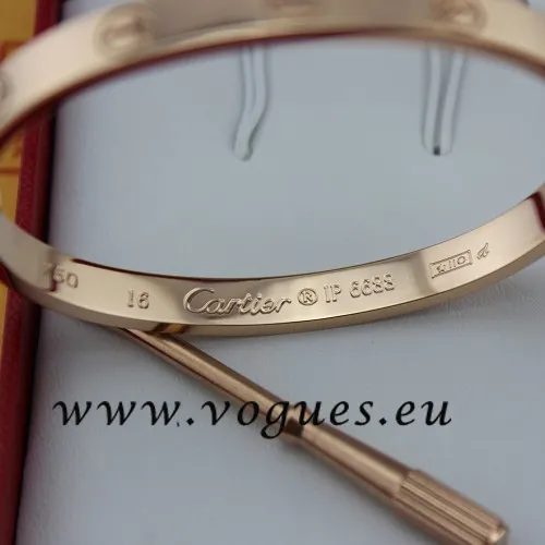 Cartier Couple Bracelet Pink Gold B6041002 (New Version – Prevent Screws Fall Out)