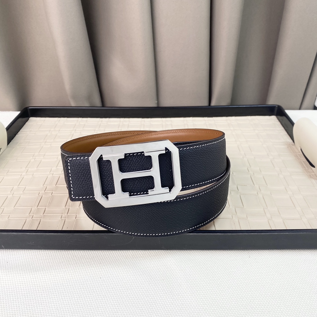 Hermes Leather Belts 1:1 Mirror Version