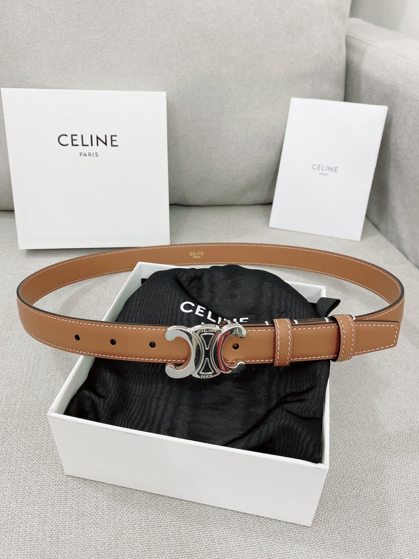 Celine Leather Belts 1:1 Mirror Version