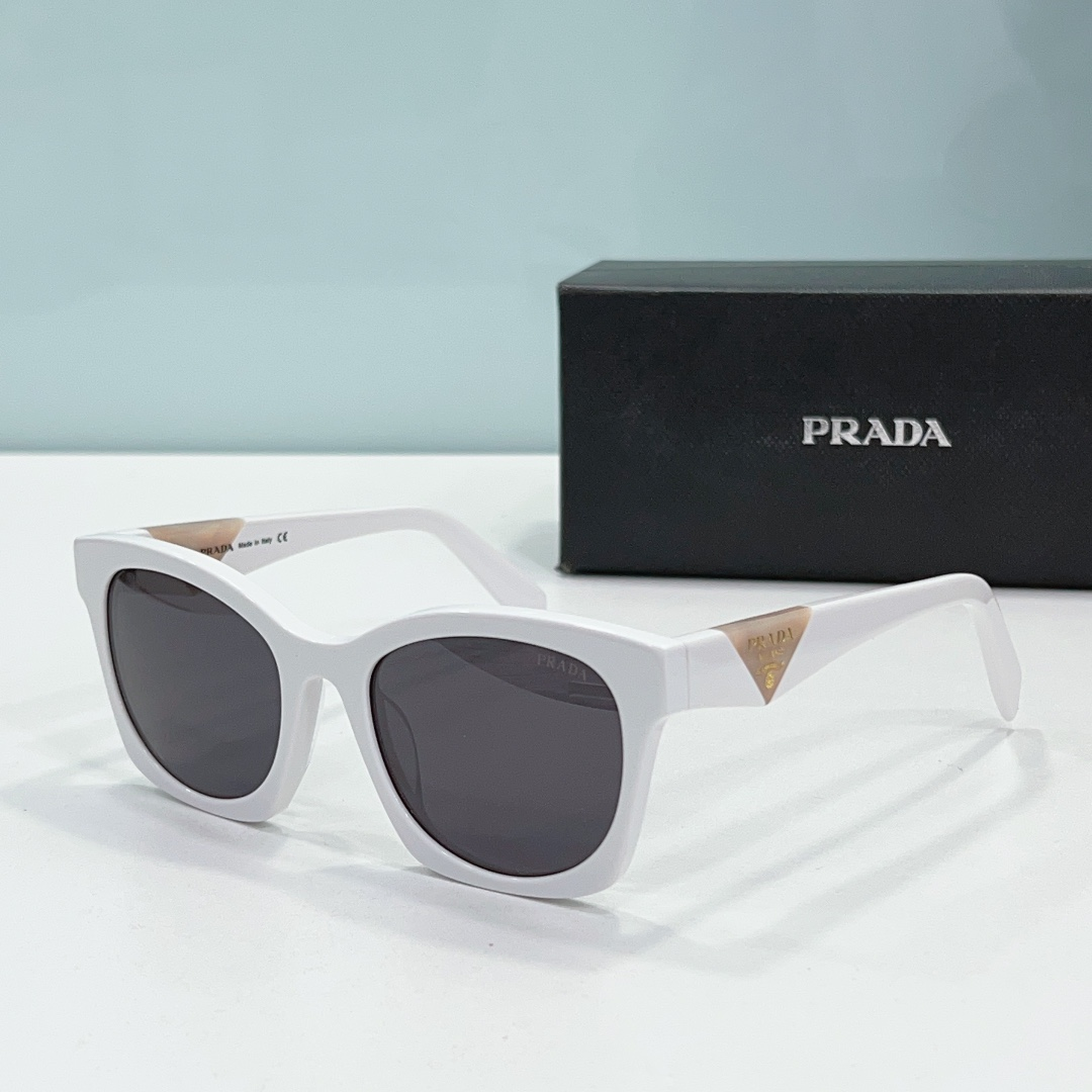 Prada Mirror leg print Logo  sunglasses Top quality （Replica）