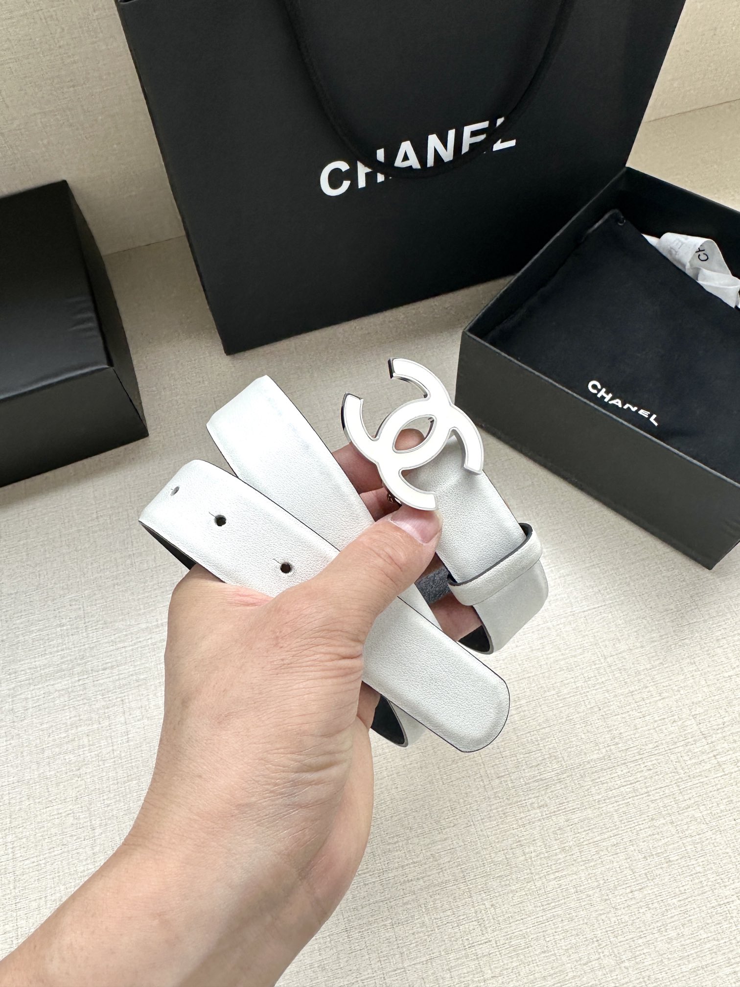 Chanel Leather Belts 1:1 Mirror Version