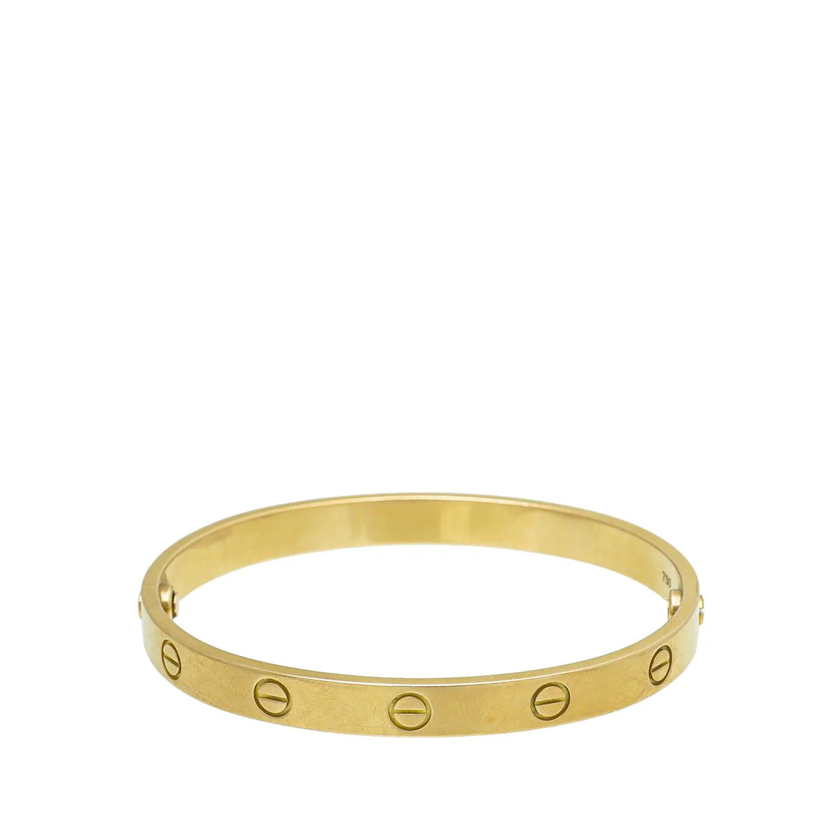 Cartier 18K Yellow Gold Love Classic Bracelet 17