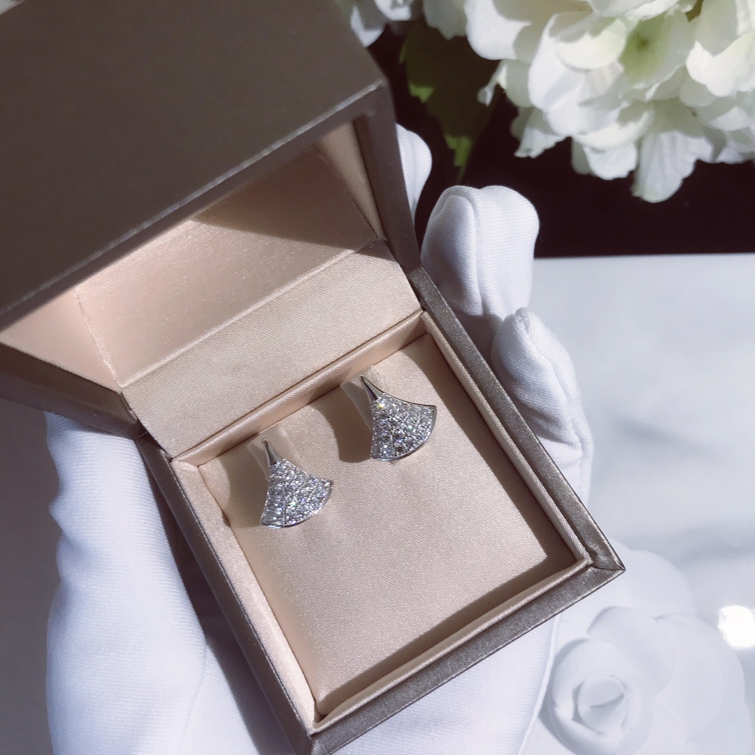 Bvlgari DIVAS' DREAM EARRINGS, White Gold & Rose Gold