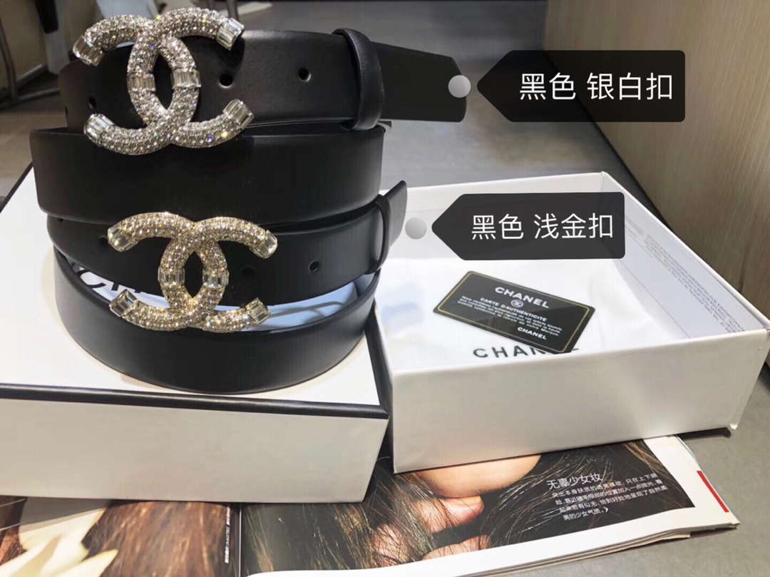 Chanel Leather Belts 1:1 Mirror Version