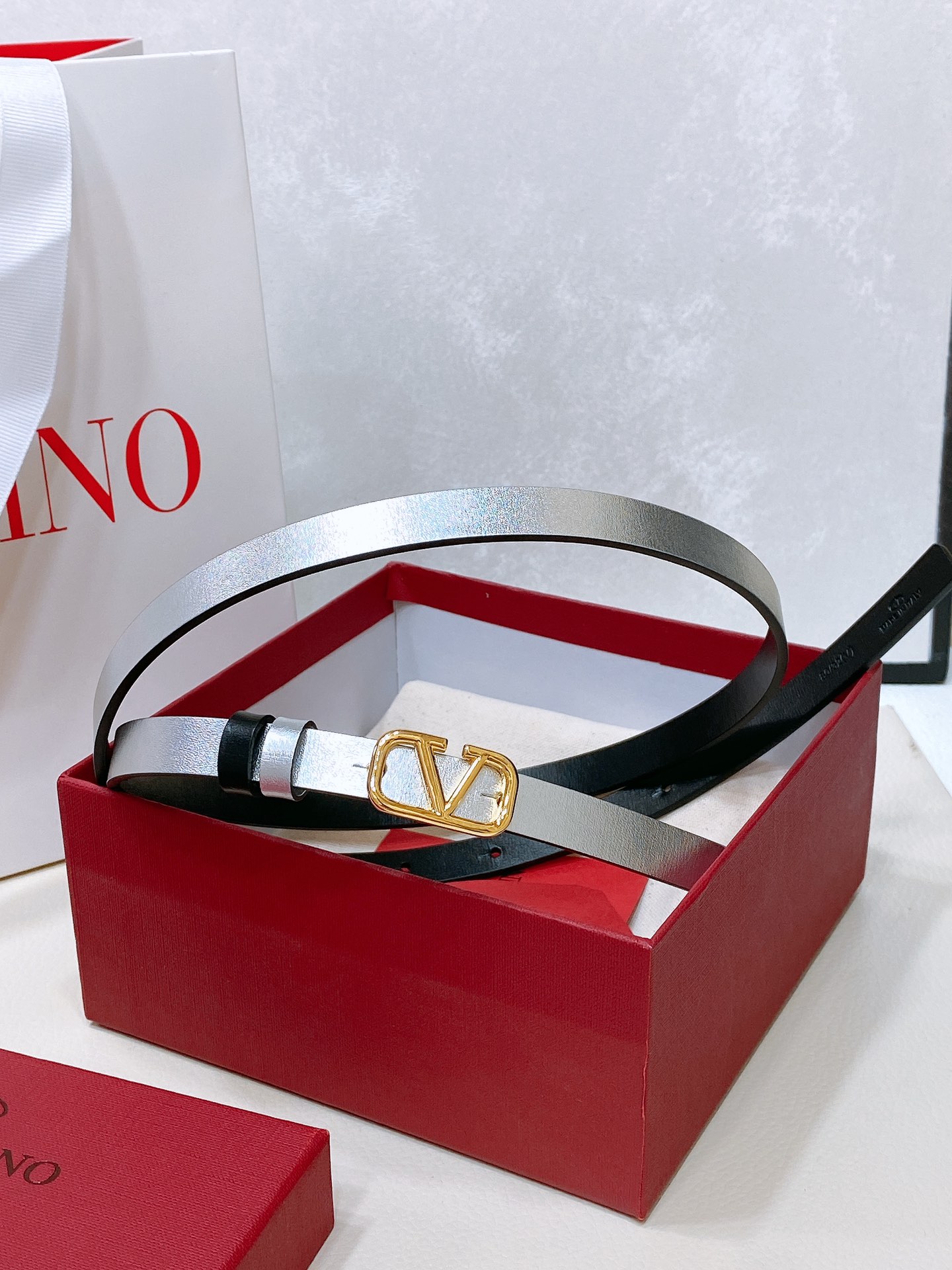 Valentino Leather Belts 1:1 Mirror Version