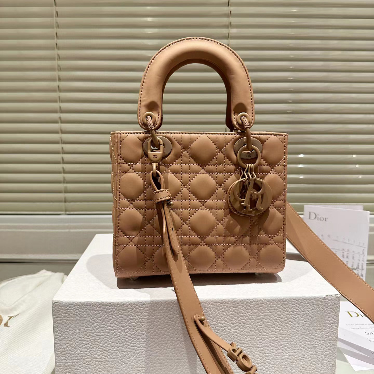 Dior Small Lady Dior Shoulder Bag MY ABCDIOR BAG (Replica)