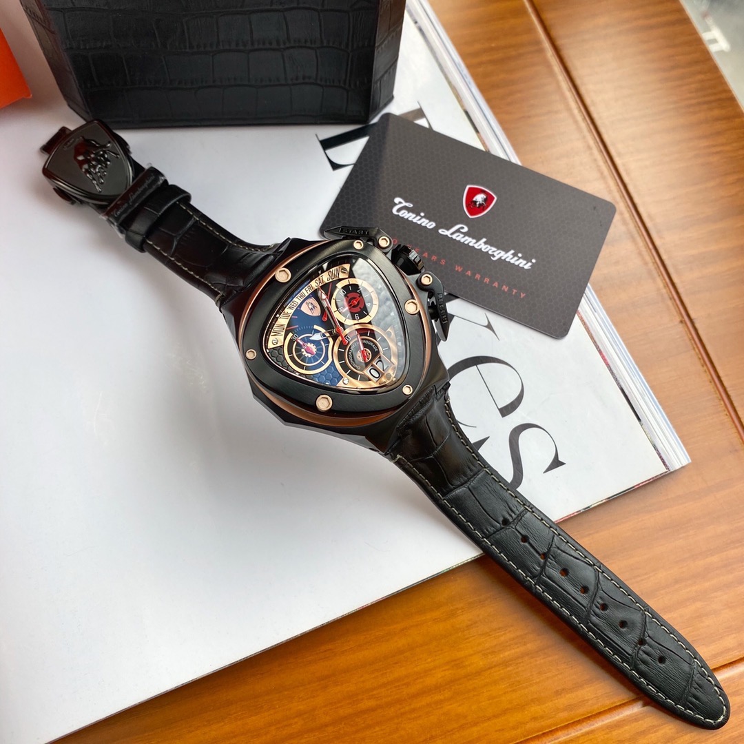 Tonino Lamborghini New Spyder Chronograph Black / Gold