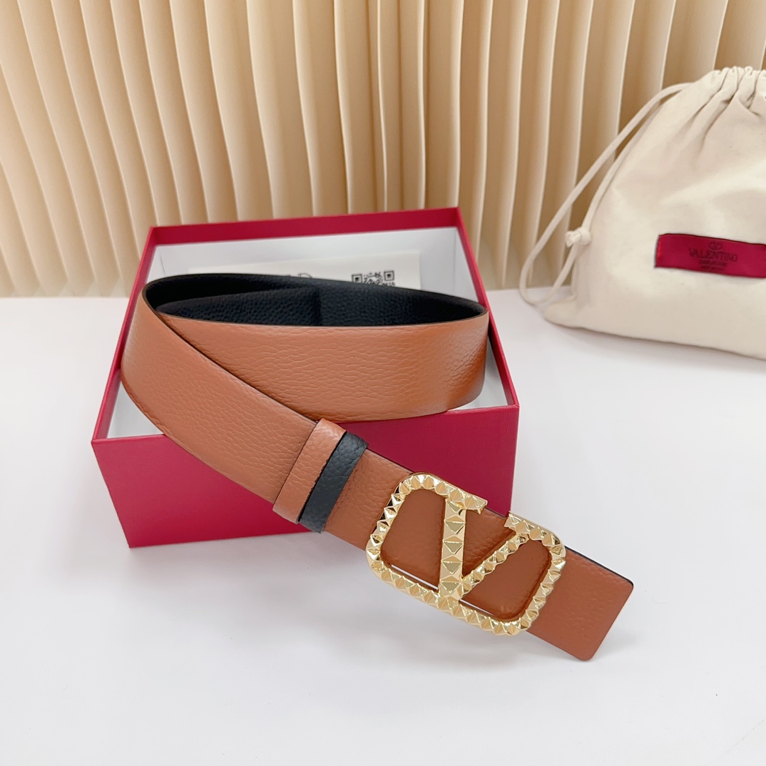 Valentino Leather Belts 1:1 Mirror Version