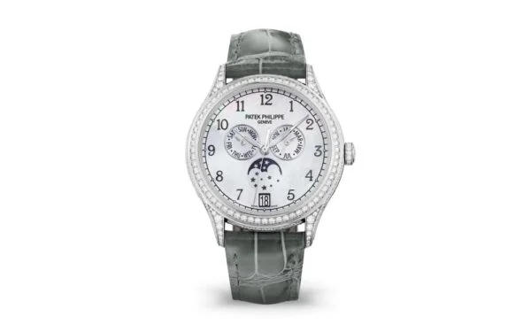 Complications 4948G-010 ANNUAL CALENDAR, MOON PHASES.  38 mm,White gold