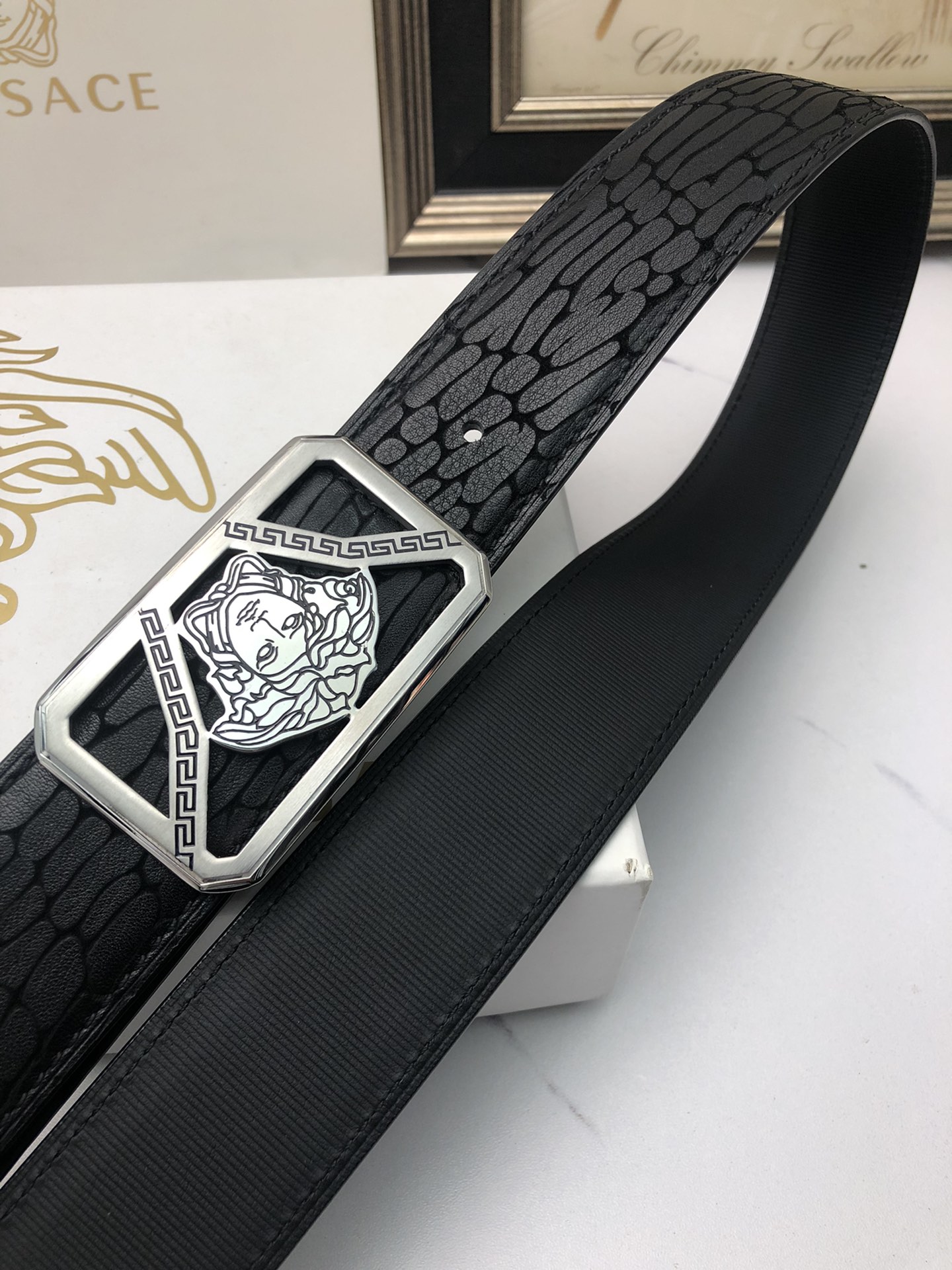Versace Leather Belts 1:1 Mirror Version