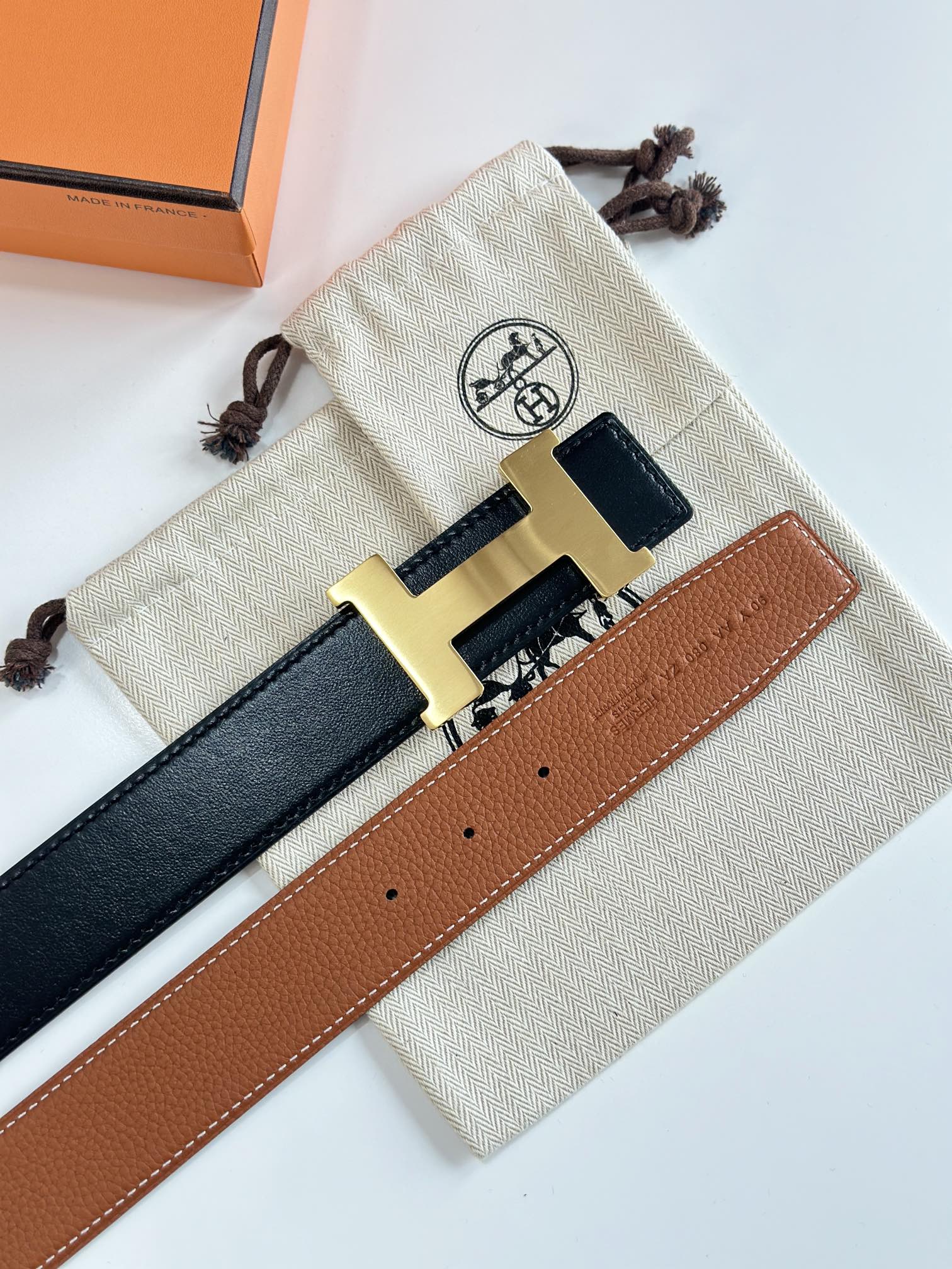 Hermes Leather Belts 1:1 Mirror Version