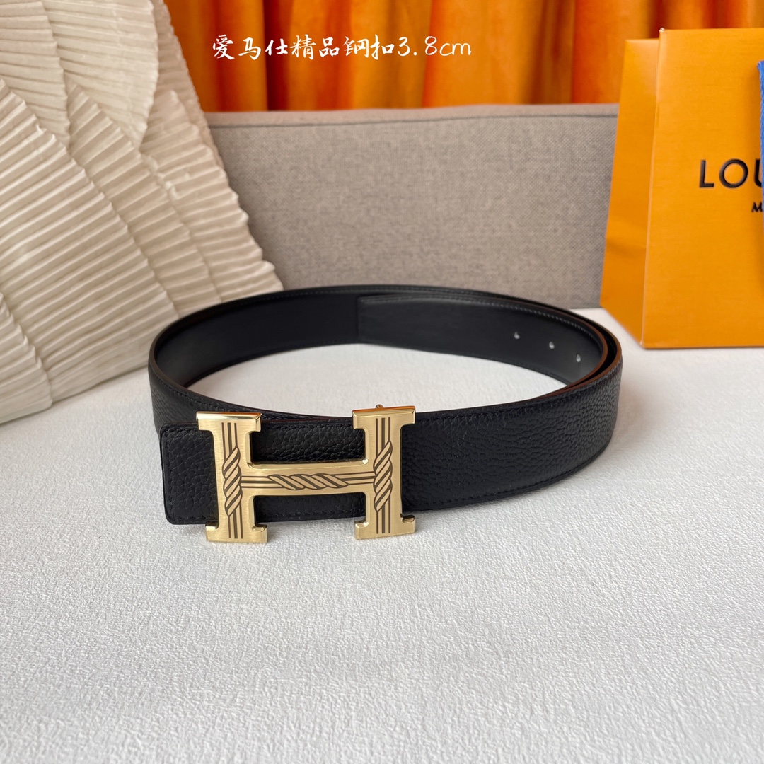 Hermes Leather Belts 1:1 Mirror Version