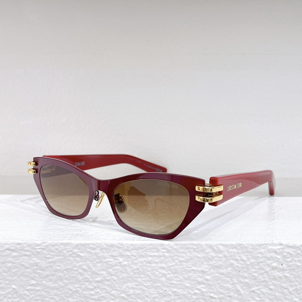Dior Metal Letter Logo Sunglasses Top Quality (Replica）
