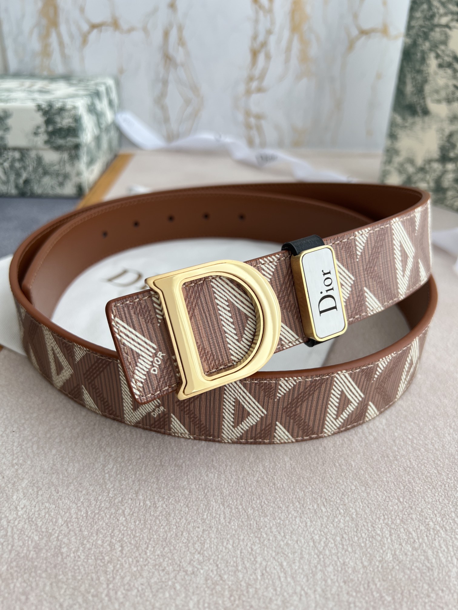 Dior Leather Belts 1:1 Mirror Version