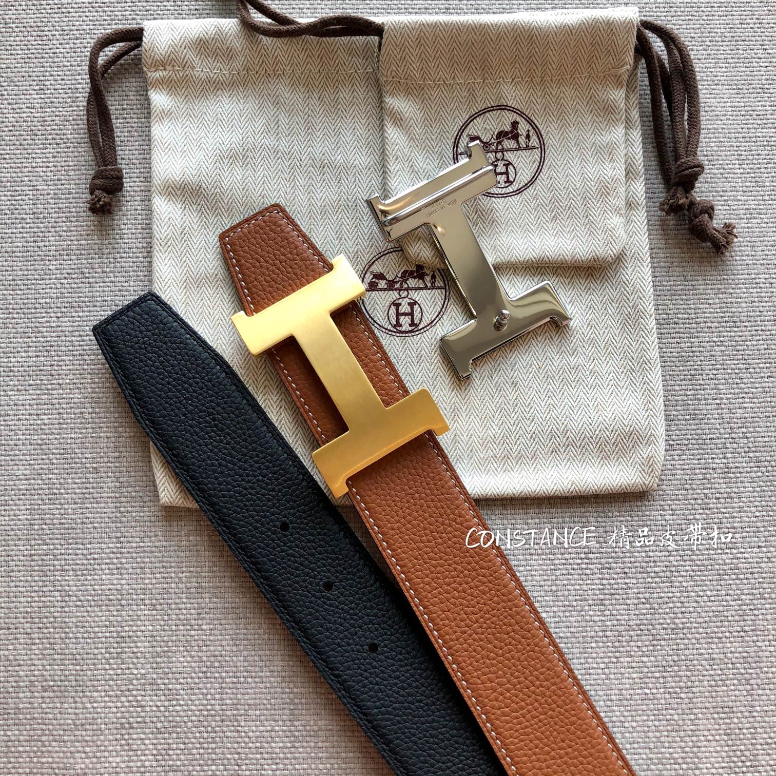 Hermes Leather Belts 1:1 Mirror Version
