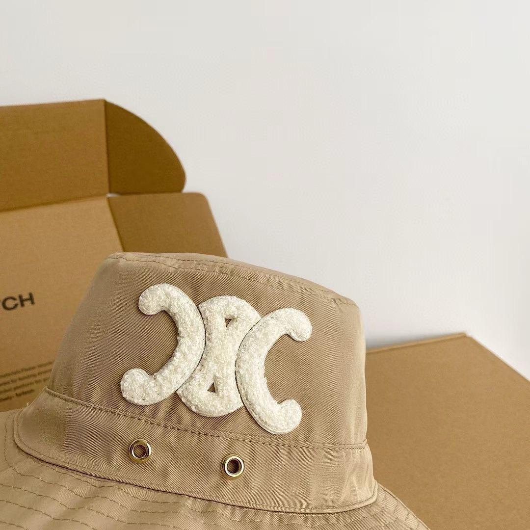 Celine  Embroidered Fisherman's Hat Sunhat （Replica）