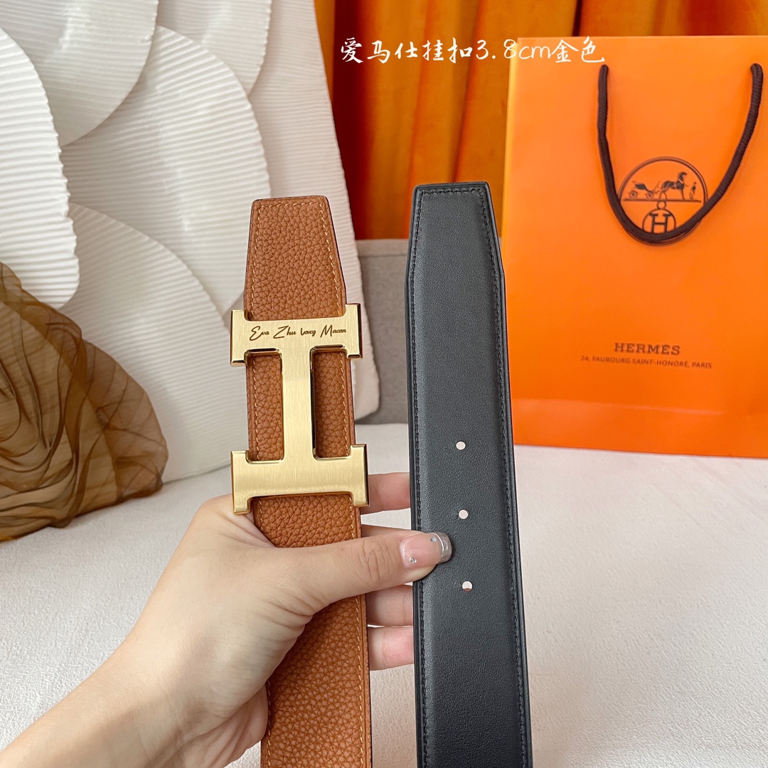 Hermes Leather Belts 1:1 Mirror Version