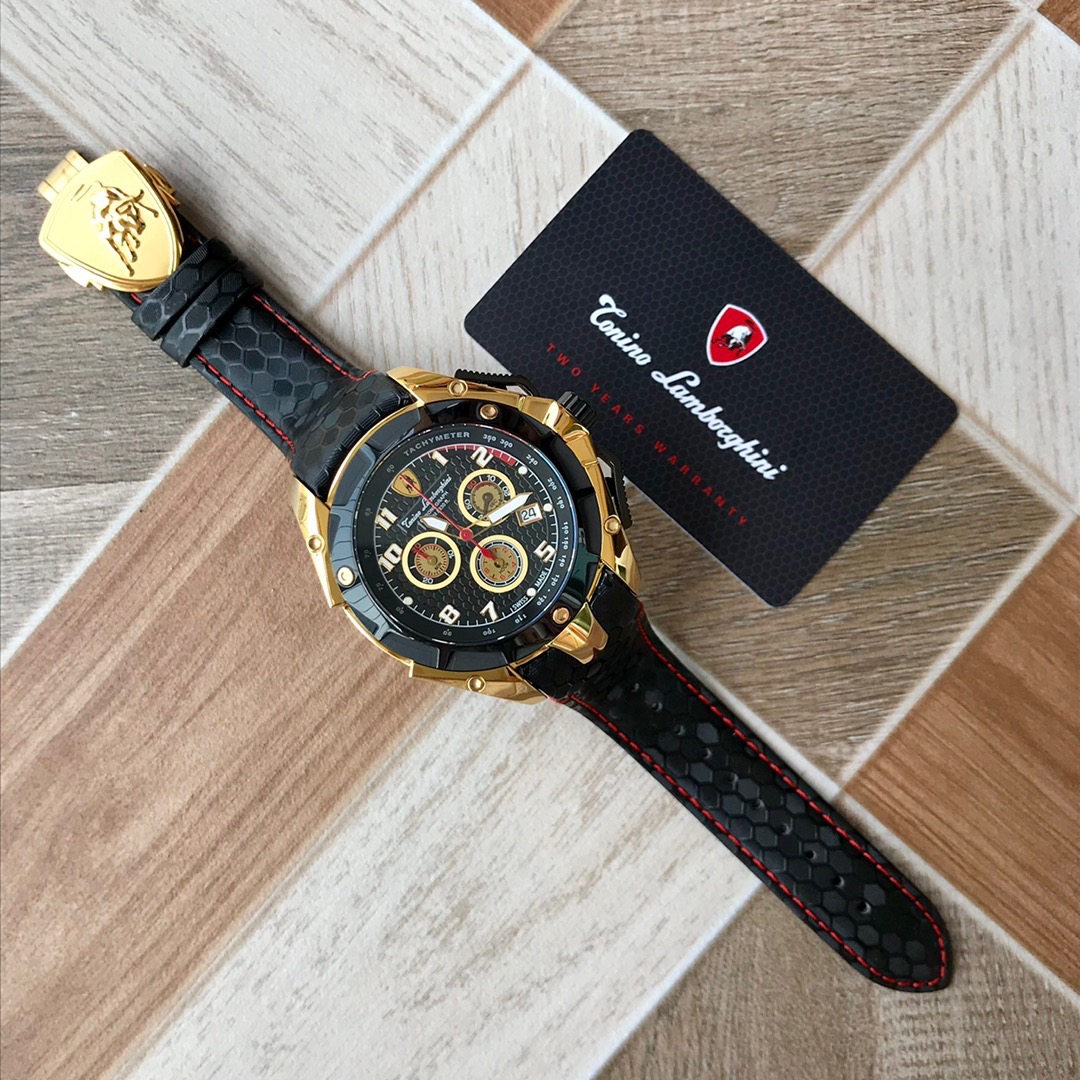 Tonino Lamborghini New Spyder Chronograph Gold 340X