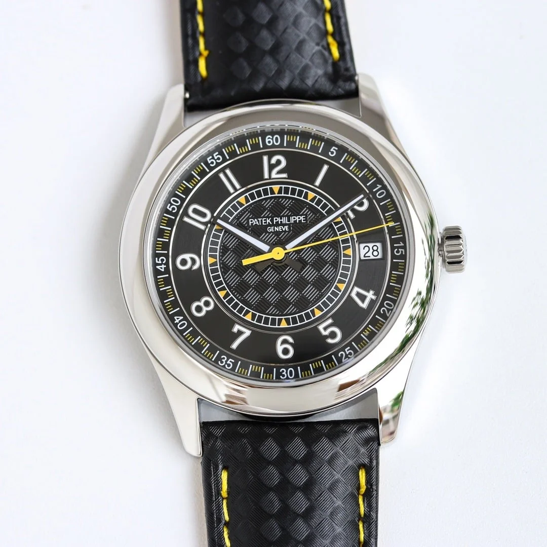 Calatrava 6007G-001 DATE, SWEEP SECONDS. 40 mm,White gold,6007G-001