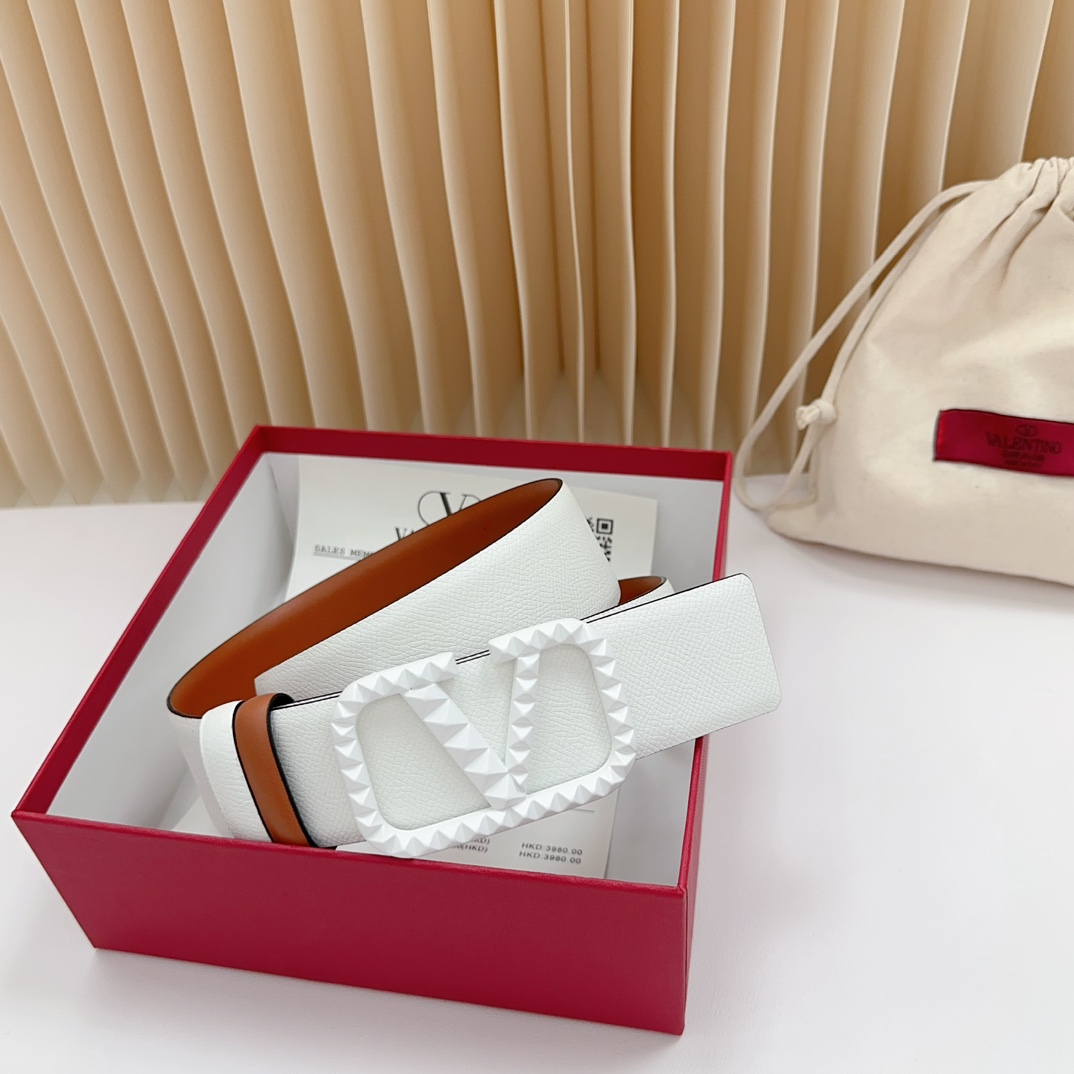 Valentino Leather Belts 1:1 Mirror Version