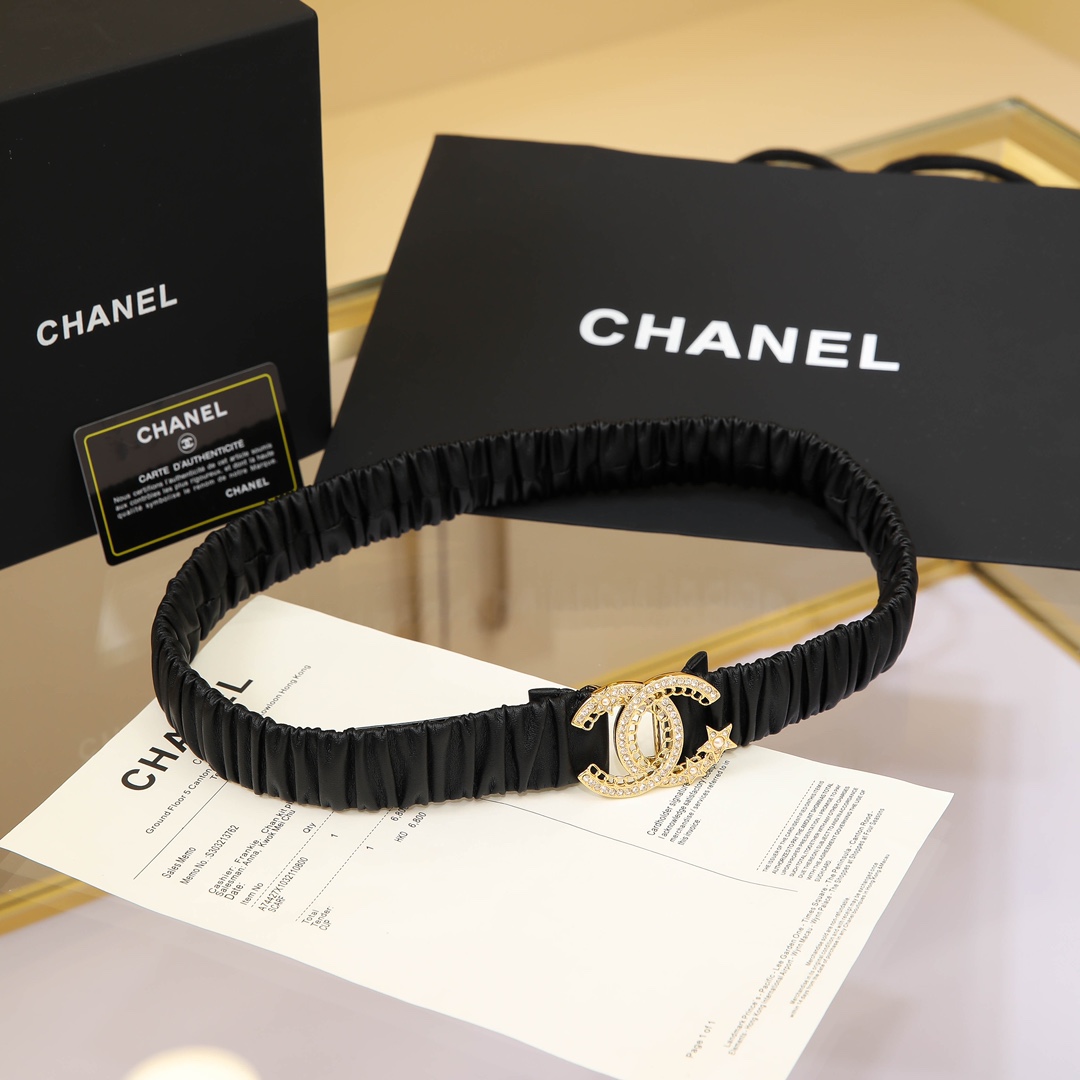 Chanel Leather Belts 1:1 Mirror Version