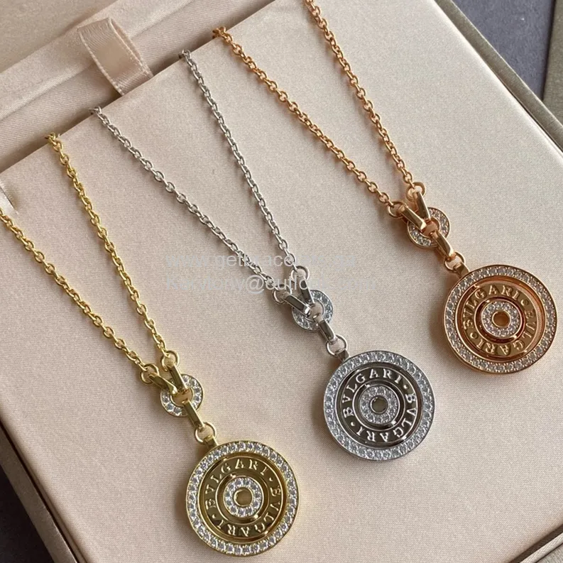 Transshipment Necklace Yellow Gold/Rose Gold/White Gold With Diamonds Replica