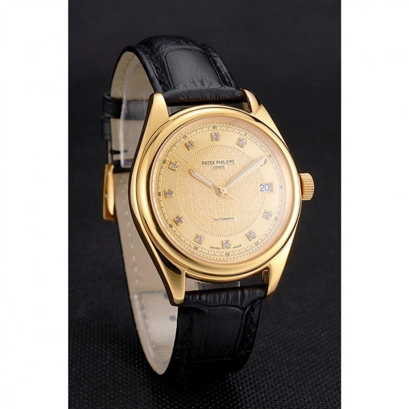 Calatrava Gold & Diamond Dial 37 mm, Yellow Gold Plated